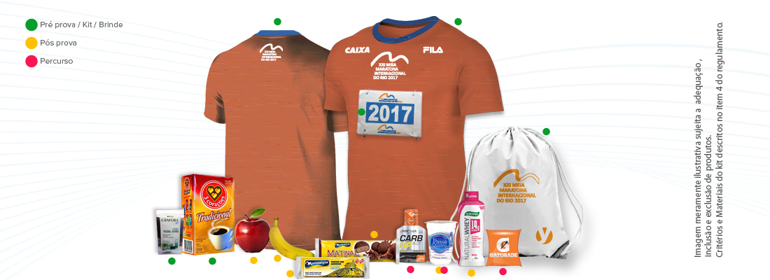 Kit Meia Maratona do Rio de Janeiro 2017