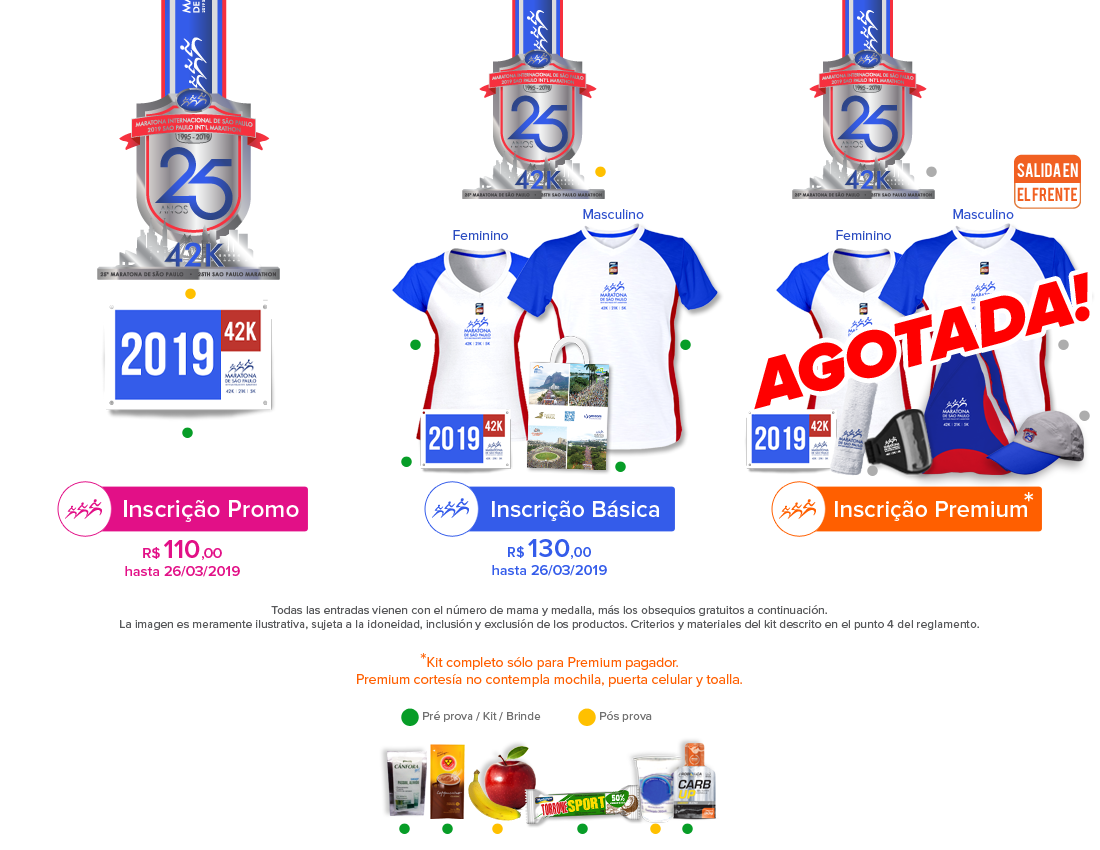 Kit Maratona Internacional de São Paulo 2019