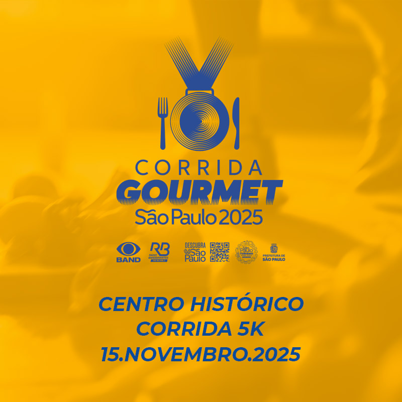 Corrida Gourmet 2025 - Centro Histórico São Paulo