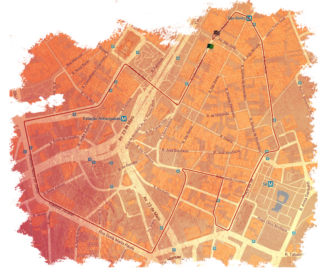 Mapa de Percurso 4K