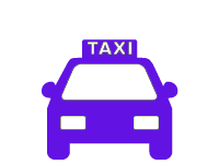 Como chegar de Taxi