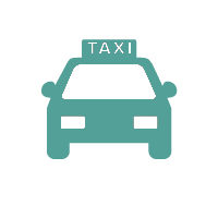 Como chegar de Taxi