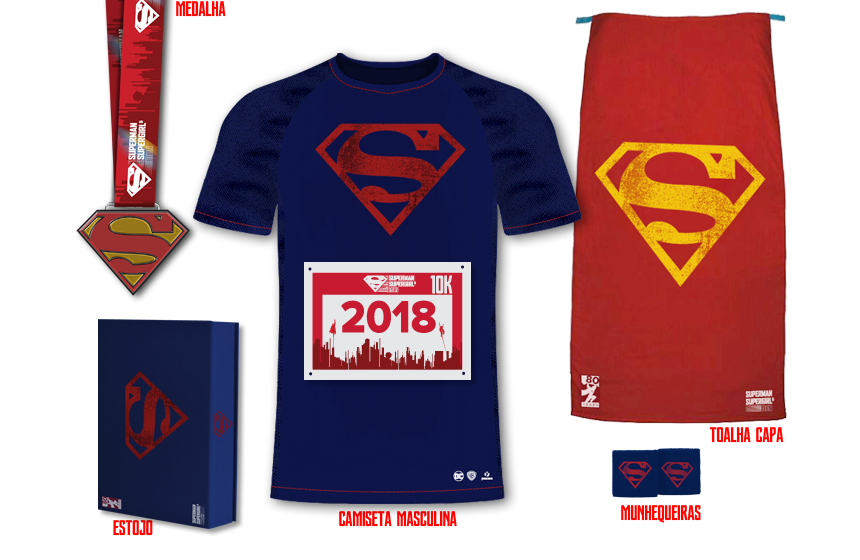 Kit Basico Superman & Supergirl Run